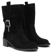 Leather ankle boots Filippo DBT8179/26 BK black