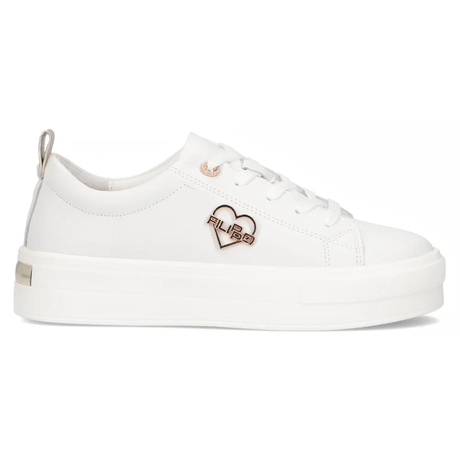 Leather shoes Filippo DP3533/25 WH H white