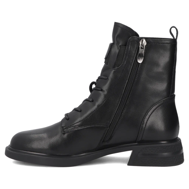 Leather ankle boots Filippo DBT8129/26 BK black