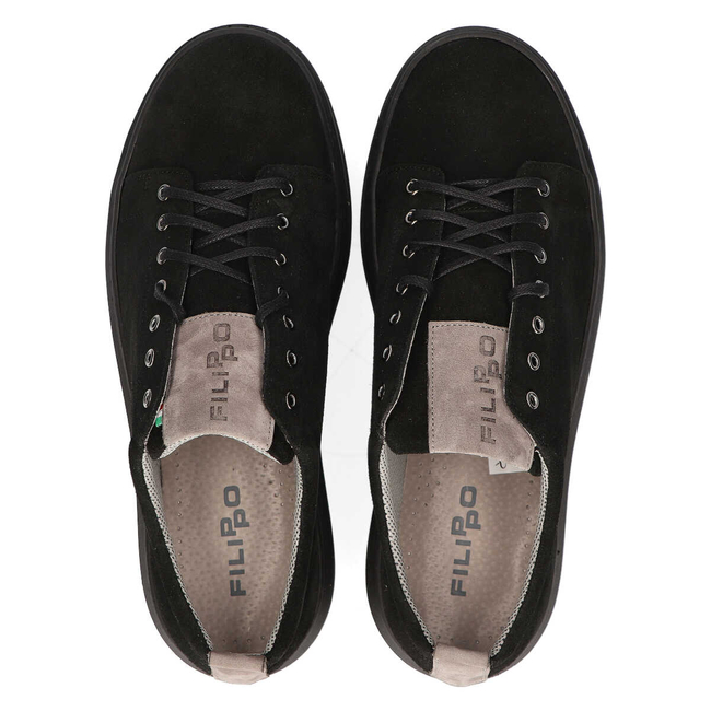 Leather Shoes Filippo 1477 Black