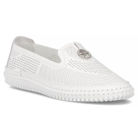 Leather shoes Filippo DP6838/25 WH white