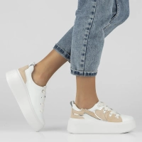 Leather Sneakers Filippo DP6684/24 WH white