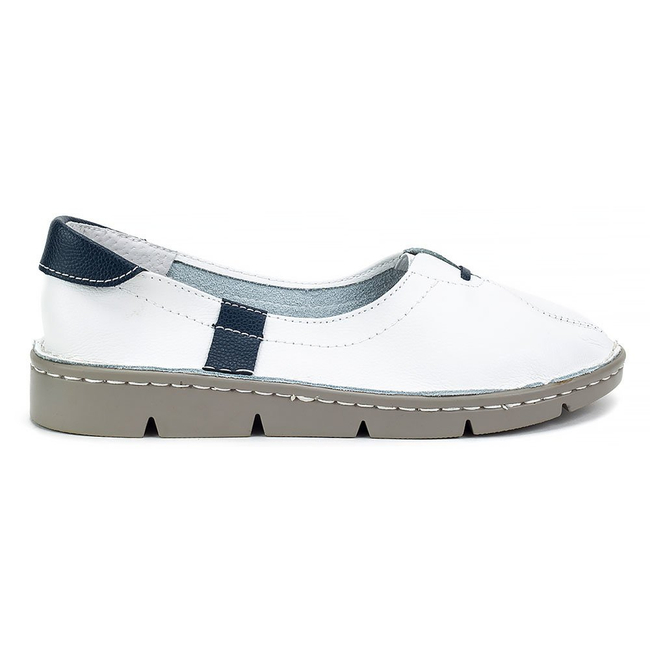 Półbuty Filippo DP092/18 WH białe