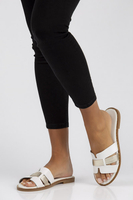 Leather Slippers Filippo LH-305 white