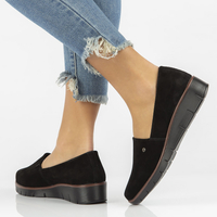 Leather shoes Filippo DP3628/22 BK black