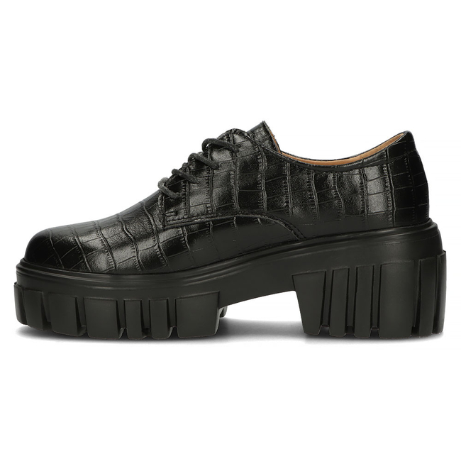 Leather shoes Filippo DP3935/22 BK black