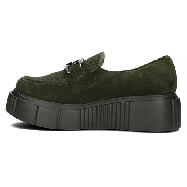 Leather shoes Filippo 20101 W olive