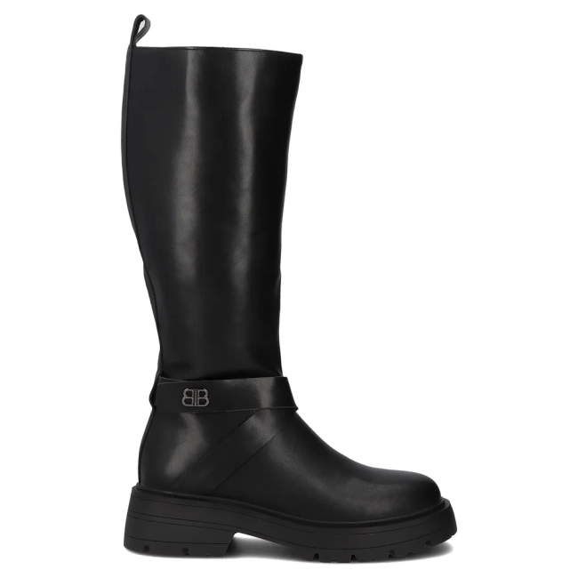 Leather boots Filippo DKZ7325/25 BK black