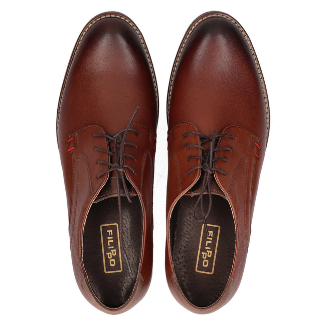 Leather shoes Filippo 1836A light brown