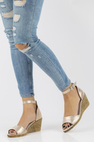 Leather sandals Filippo DS2137/21 GO gold