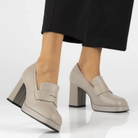 Leather shoes Filippo DP6172/24 BE beige