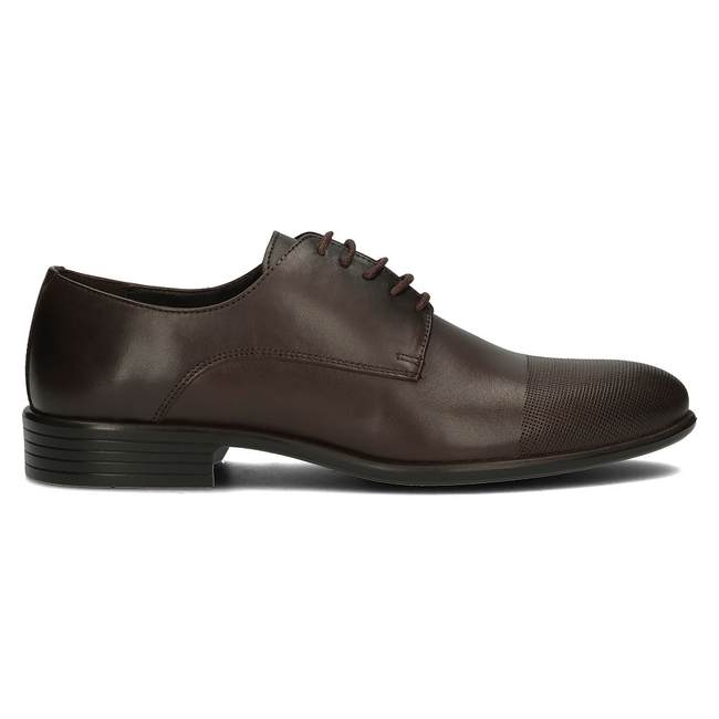 Leather shoes Filippo 0118 brown CEVIZ