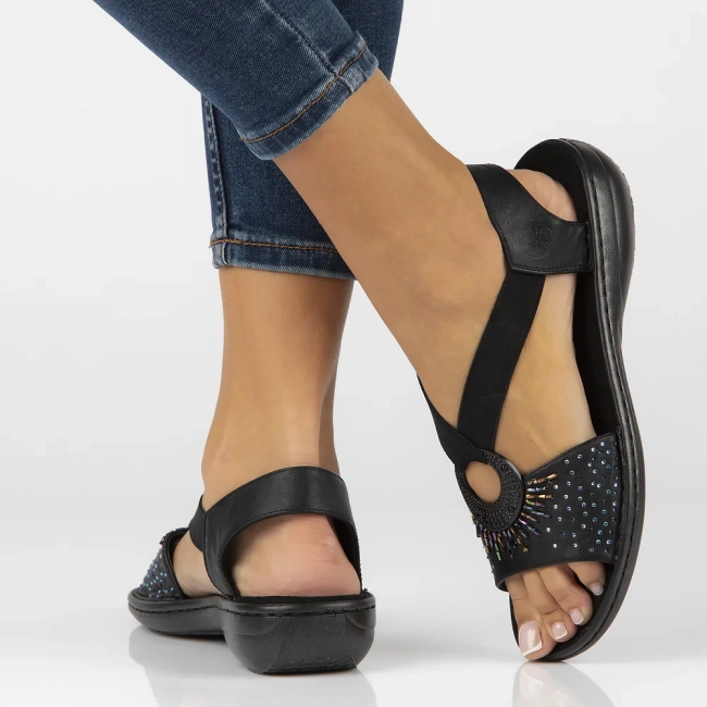 Sandals Rieker 60880-00 Black