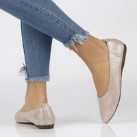 Leather ballerinas Filippo DP1337/20 PI pink