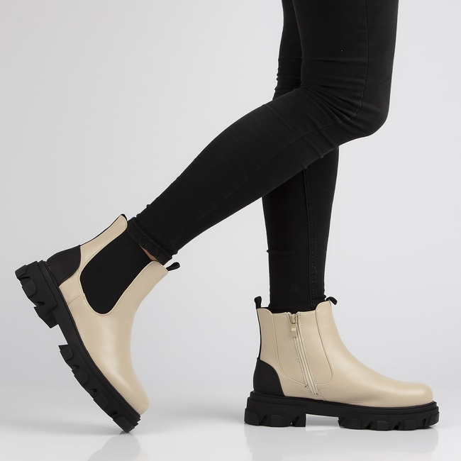 Ankle boots Filippo 6810 beige