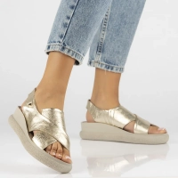 Leather sandals Filippo 40339 gold