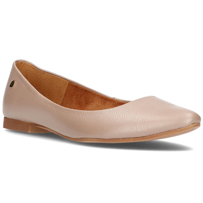 Leather ballerinas Filippo 04100 beige