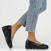 Leather shoes Filippo DP6758/25 BK black