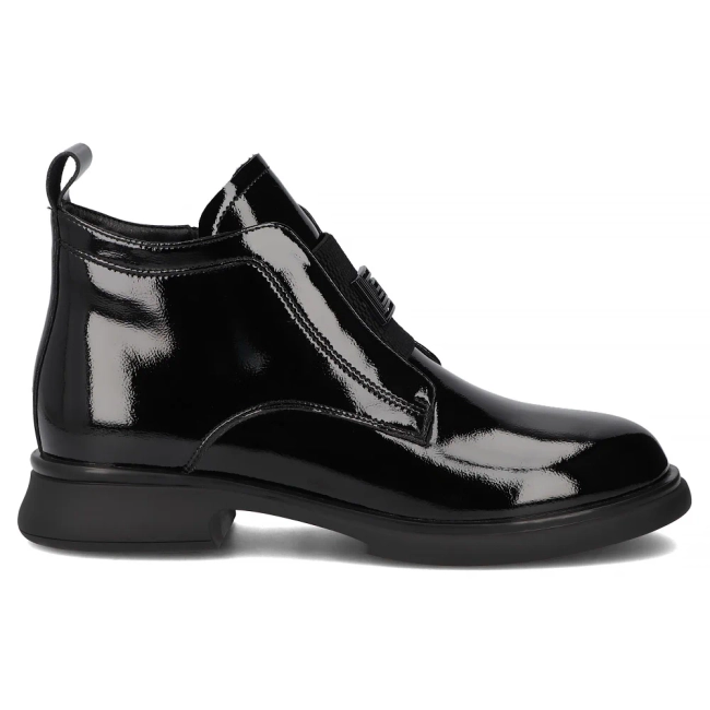 Skórzane botki Filippo DBT7383/25 BK czarne