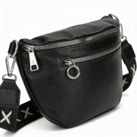 Black crossbody bag Tetina