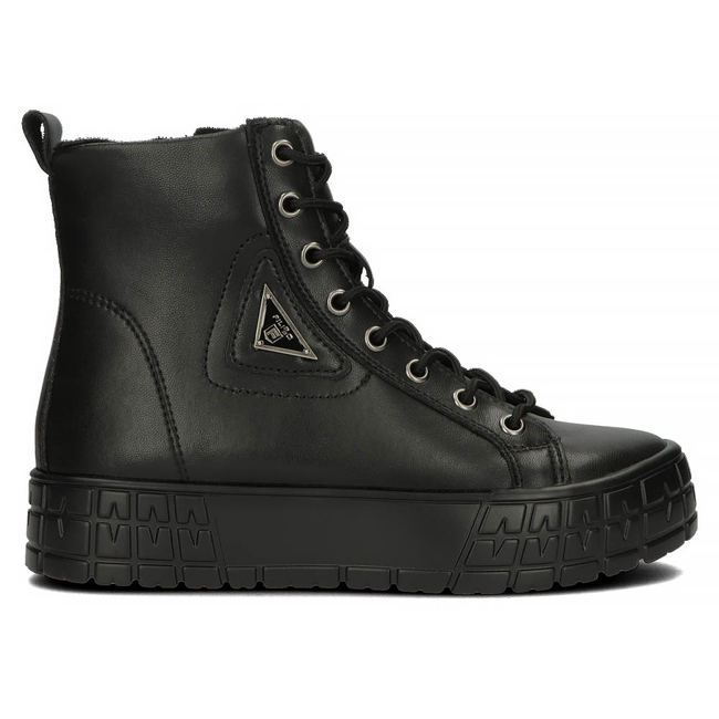 Leather ankle boots Filippo DBT3951/22 BK black