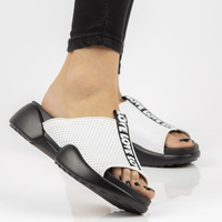 Leather flip-flops Filippo DK2168/21 WH white