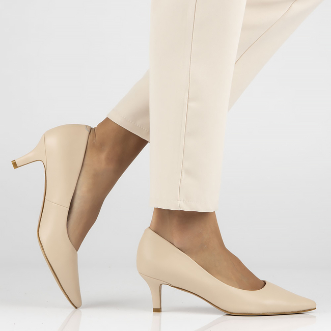 Leather pumps Filippo DP4426/23 BE beige