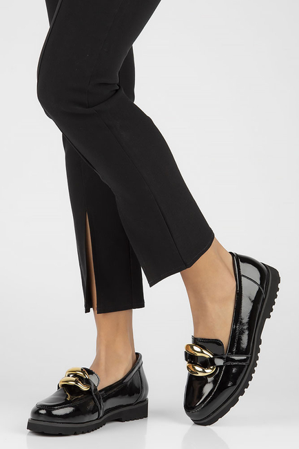 Leather shoes Filippo DP4567/23 BK black