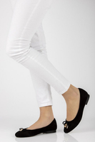 Suede ballerinas Alexio Giorgio 047 black