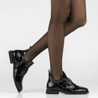 Leather ankle boots Filippo DBT4763/26 BK CR black