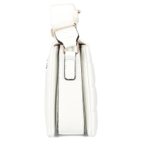 White handbag velluto