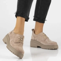 Leather shoes Filippo DP6123/24 TP taupe