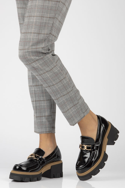 Leather shoes Filippo 20114 N black