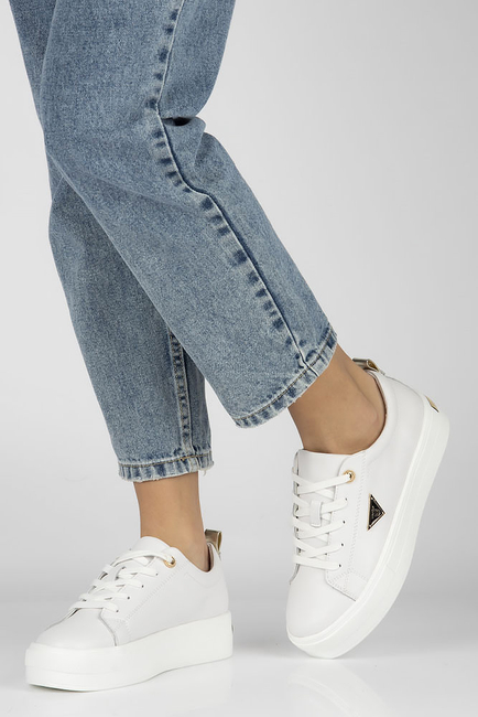 Leather shoes Filippo DP3533/23 WH white