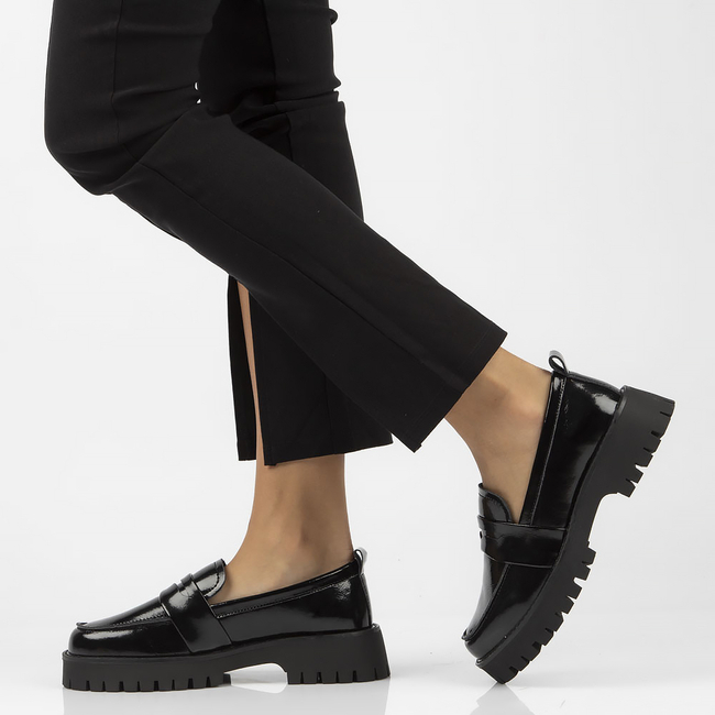 Leather shoes Filippo DP3939/22 BK black