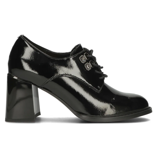 Leather shoes Filippo DP4851/23 BK black