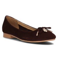 Suede ballerinas Alexio Giorgio 047 brown