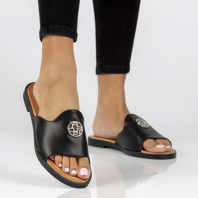 Slippers Filippo DK3668/22 BK black