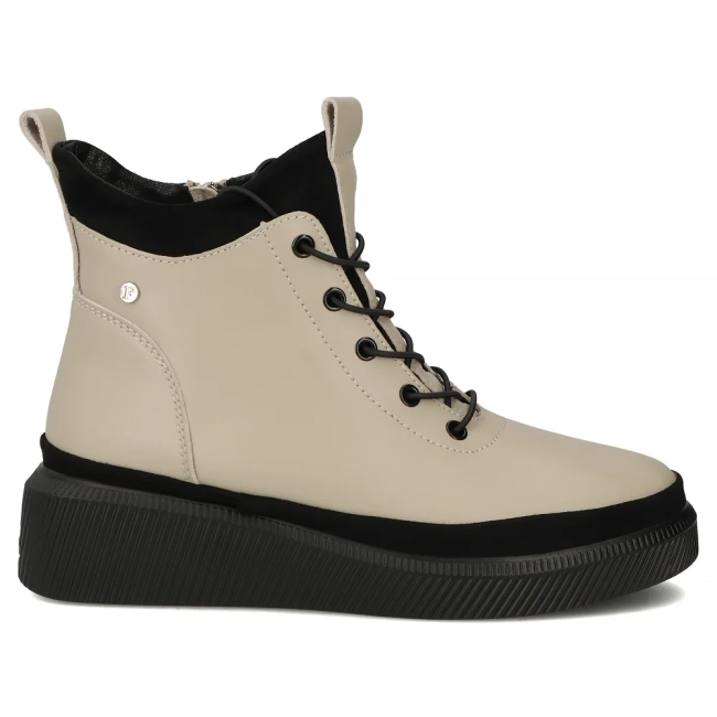 Leather ankle boots Filippo DBT4799/25 BE beige