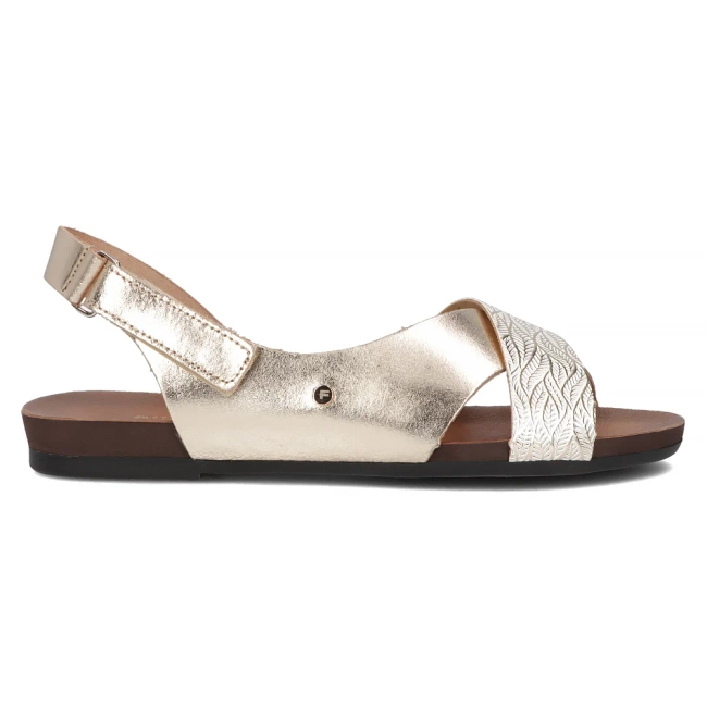 Leather sandals Filippo 40141 gold