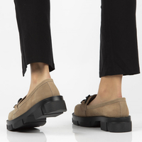 Leather shoes Filippo DP3221/23 BE BK beige