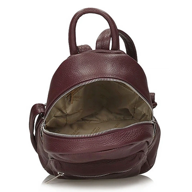 Leather backpack Toscanio A114 brown