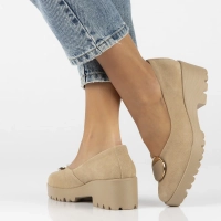 Leather shoes Filippo DP4569/24 BE beige