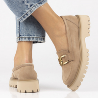 Leather shoes Filippo DP4916/23 BE beige