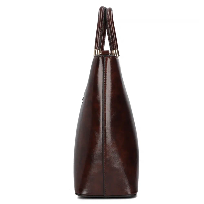 Dark brown handbag Celeste