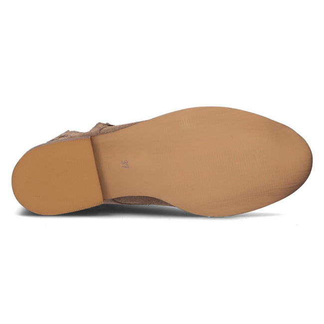 Skórzane botki Filippo 2628 brązowe