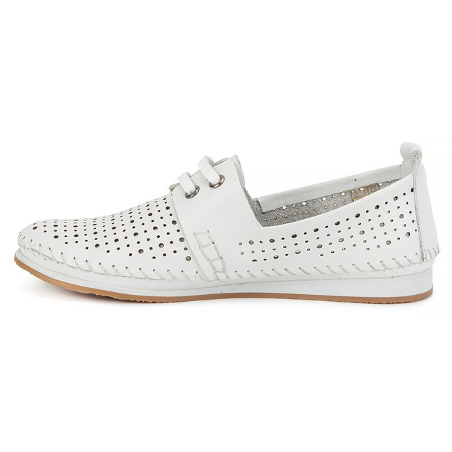 Półbuty Lanqier 40C125 White