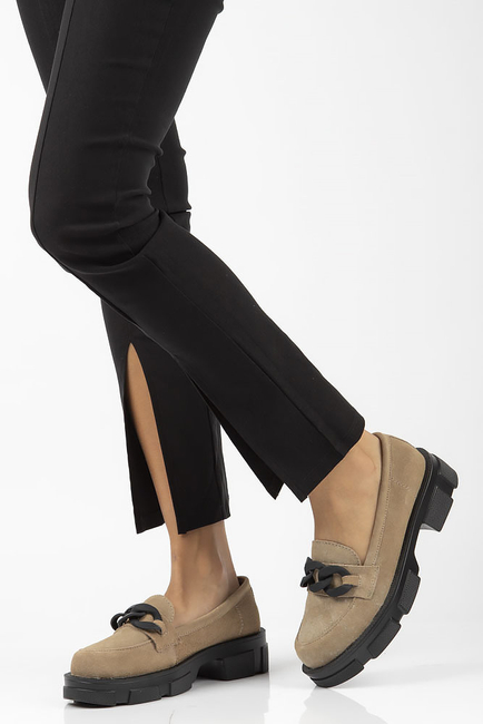 Leather shoes Filippo DP3221/23 BE BK beige