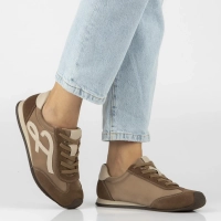 Skórzane sneakersy Filippo DP7967/26 BE beżowe