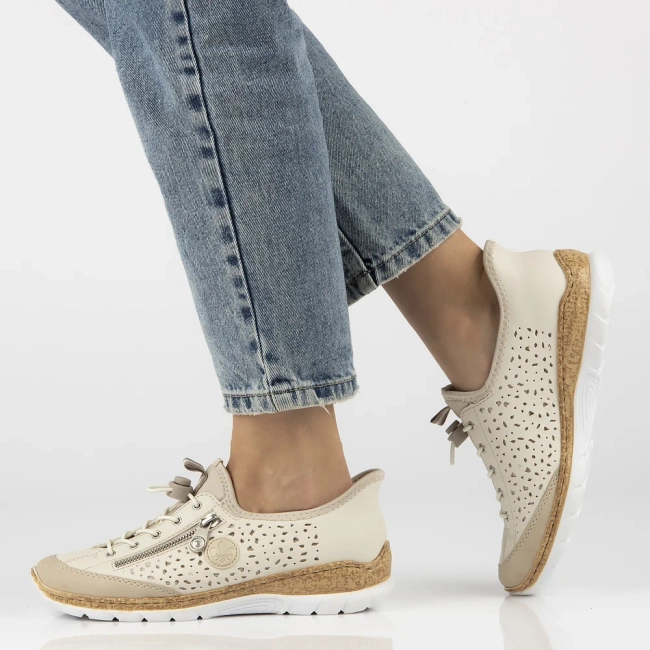 Rieker shoes N42V3-60 beige